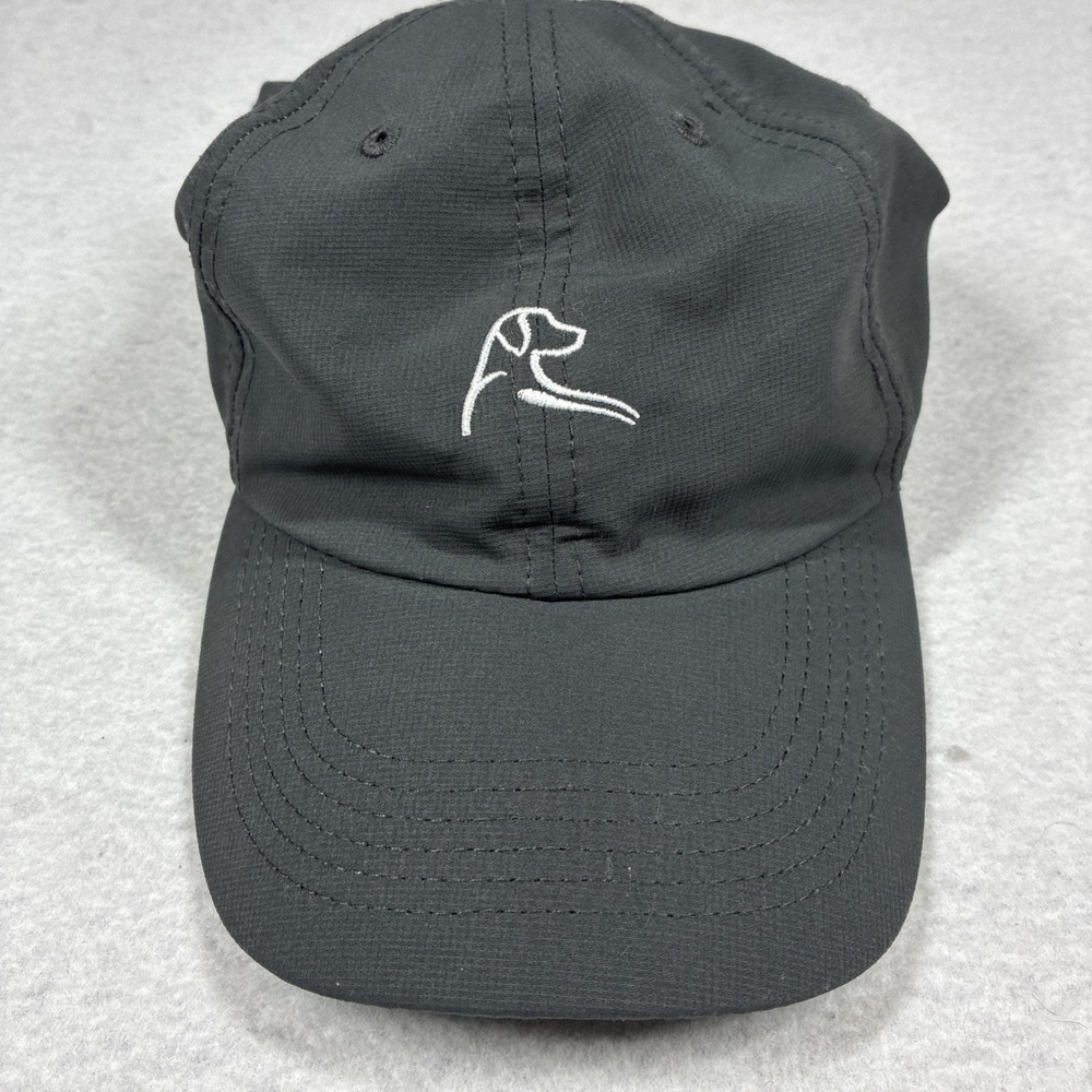 Rhoback Crave Performance Golf Cap Gray White Stitch Logo Adult Strapback